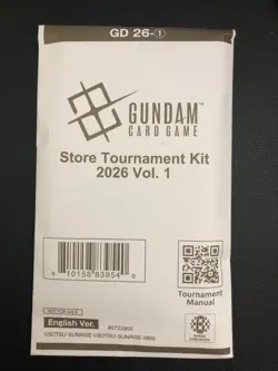Gundam Card Game Store Tournament Kit 2026 Vol 1 SEALED - Image 1
