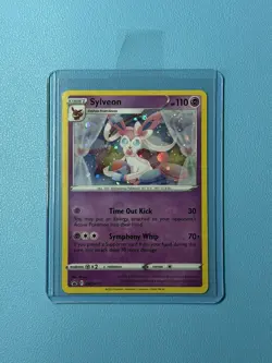 Sylveon SWSH211 Sword & Shield Black Star Promo Cosmos Holo Pokemon Card Mint NM - Image 3