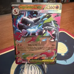 Mega Charizard x EX RR 013/080 Holo Phantasmal Flames Pokemon Card - Image 1