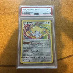 Pokemon Jirachi PSA 9 Amazing Rare Vivid Voltage 119/185 Holo 119 TCG Mint - Image 1