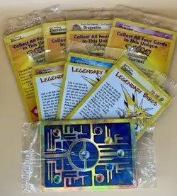 8 Sealed Pokemon Movie Promos- Ancient Mew-3 Legendary Birds+4 Card Movie Set🔥 - Image 1