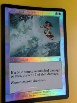 Sphere of Reason. Enchantment MTG Card. Odyssey.Old Border FOIL. - Image 3