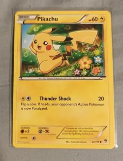 Pokemon TCG Pikachu 27/111 XY - Furious Fists Regular NM/LP Card - Image 1