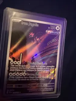 Pokemon Iron Jugulis Paradox Rift Holo Card 216/182 - Image 1