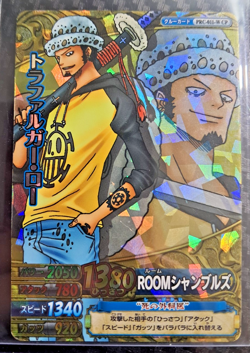 One Piece 2011 BANDAI BERRY MATCH IC CP LAW GOLD HOLO VINTAGE CARD - Image 1