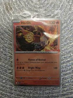 Pokemon TCG Ho-Oh GameStop Chaos Rising Promo Card Sealed - Image 2