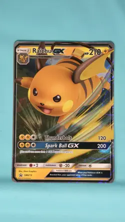Raichu GX SM213 Black Star Promo Ultra Rare Full Art 2019 Pokemon TCG NM - Image 1