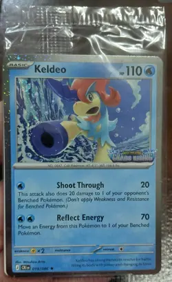 Pokemon - Chaos Rising Stamped Promo Card Keldeo 019/086 - Barnes and Noble - Image 3