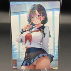 Asami Hagiwara Holographic Anime Collectible Trading Card - Image 3