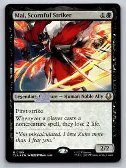 Mai, Scornful Striker Avatar: The Last Airbender Foil - Image 1