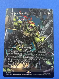 2026 Magic Mutant Ninja Turtles MTG TMNT Ronin's Arsenal Borderless - Image 3