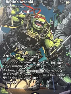 2026 Magic Mutant Ninja Turtles MTG TMNT Ronin's Arsenal Borderless - Image 4