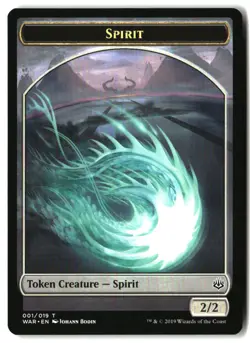 MTG Spirit Token [WAR - 1] LP 6-11 - Image 1
