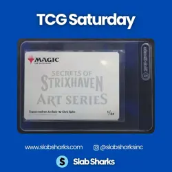 2026 MTG SECRETS OF STRIXHAVEN ART SERIES #1/54 TRANSCENDENT ARCHAIC GOLD SIG. - Image 2