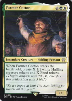 Farmer Cotton - Commander: The Lord of the Rings - (55) NM - Image 1