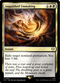 Anguished Unmaking - Commander: The Lord of the Rings - (265) NM - Image 1