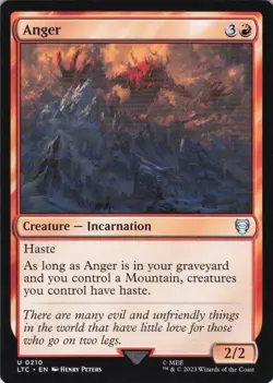 Anger - Commander: The Lord of the Rings - (210) NM - Image 1