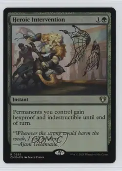 Heroic Intervention Foil Magic: Commander Masters CMM #0295 - Image 1