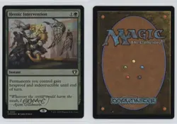 Heroic Intervention Foil Magic: Commander Masters CMM #0295 - Image 3