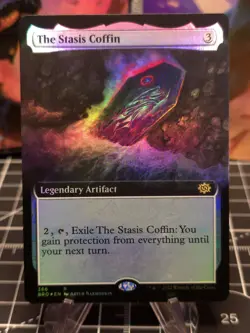 FOIL The Stasis Coffin (Extended Art) The Brothers' War NM - Image 1