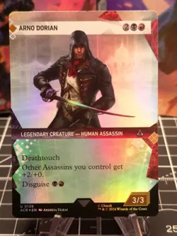 FOIL Arno Dorian (Showcase) Universes Beyond: Assassin's Creed NM - Image 1