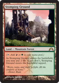 1x Stomping Ground Heavy Play MTG Magic - Kid Icarus - - Image 1