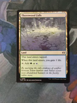 Thornwood Falls - BOTTOM CRIMPED | 7% Off 2+ | Tarkir: Dragonstorm | NM | MTG - Image 1