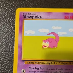 Pokemon TCG Slowpoke 55/62 Fossil Common Regular Basic 1999 English - Image 4