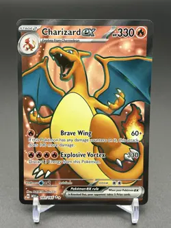 Pokemon TCG Charizard ex 183/165 Holo Ultra Rare 330HP - Image 1