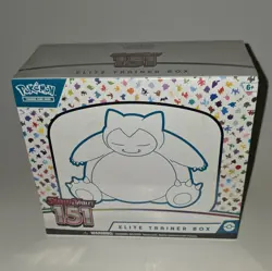 Pokemon TCG Scarlet & Violet 151 Elite Trainer Box Snorlax Promo 2023 - Image 1