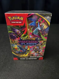 Pokemon Mega Evolution Phantasmal Flames Booster Bundle Sealed B - Image 1