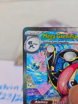 Mega Greninja ex SIR 116/086 Chaos Rising Special Illustration Rare Pokemon TCG - Image 3