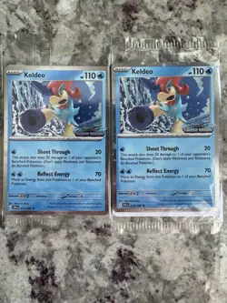 2 Pokemon TCG Keldeo Chaos Rising 019/086 Stamped PROMO Sealed - Image 1
