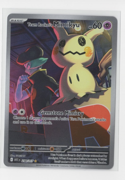 The Pokemon Company Team Rocket's Mimikyu Full Art Holo Basic 60 HP English - Image 1
