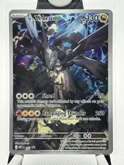 2025 POKEMON MEP BLACK STAR PROMO ASCENDED HEROES ETB #031 N'S ZEKROM - Image 1
