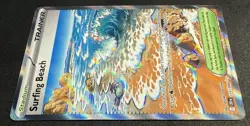 Surfing Beach 114/086 Full Art Ultra Rare Chaos Rising Pokemon TCG NM - Image 2