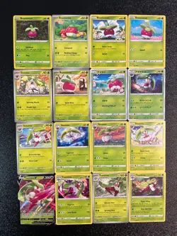 x16 Bounsweet steenee Tsareena Pokemon TCG mixed LOT Collection set cute 🥰🥰🍒 - Image 1