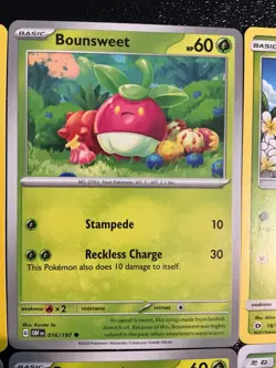 x16 Bounsweet steenee Tsareena Pokemon TCG mixed LOT Collection set cute 🥰🥰🍒 - Image 3