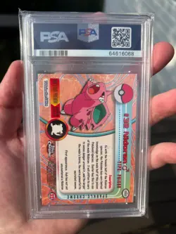 2000 TOPPS CHROME POKEMON T.V. SPARKLE #32 NIDORAN PSA 9 LOW POP - Image 2