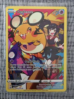 Dedenne TG07/TG30 Brilliant Stars Trainer Gallery Holo Pokemon - Image 1