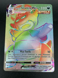 Galarian Slowking VMAX 207/198 Hyper Secret Rare SWSH Chilling Reign Pokemon NM - Image 1