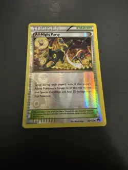 Pokemon TCG All-Night Party 96/122 Reverse Holo XY Breakpoint Umbreon LP - Image 1