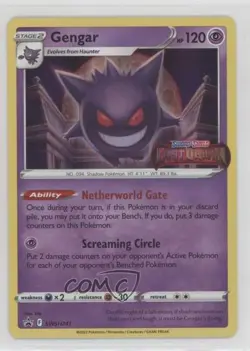Gengar (Prerelease) Pokemon Sword & Shield Black Star #SWSH241 - Image 1