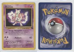 Pokemon The First Movie - Mewtwo WOTC Black Star #3 1999 - Image 3