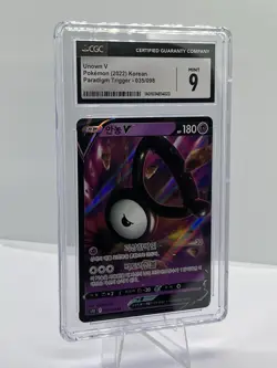 Unknown V 035/098 s12 Paradigm Trigger Korean Pokemon CGC 9 - Image 1