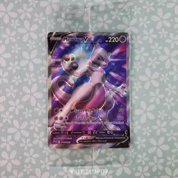 Pokemon Tcg Mewtwo V SWSH229 Black Star Promo Sword Shield Pokemon GO ETB Sealed - Image 1