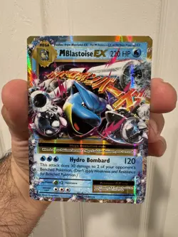 2016 Pokemon XY Evolutions Mega Blastoise EX Holo #22/108 - Image 1