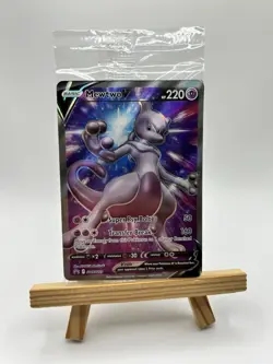 Mewtwo V Pokemon Sword & Shield #SWSH229 Holo SEALED PROMO Full Art - Image 1