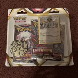 Pokemon TCG: Sword & Shield - Lost Origin Blister Pack - 3 Booster Packs 820650850608 - Image 1