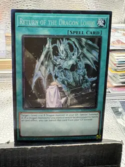 Yugioh - Return of the Dragon Lords RA03-EN060 1st Edition Secret Rare NM - Image 4